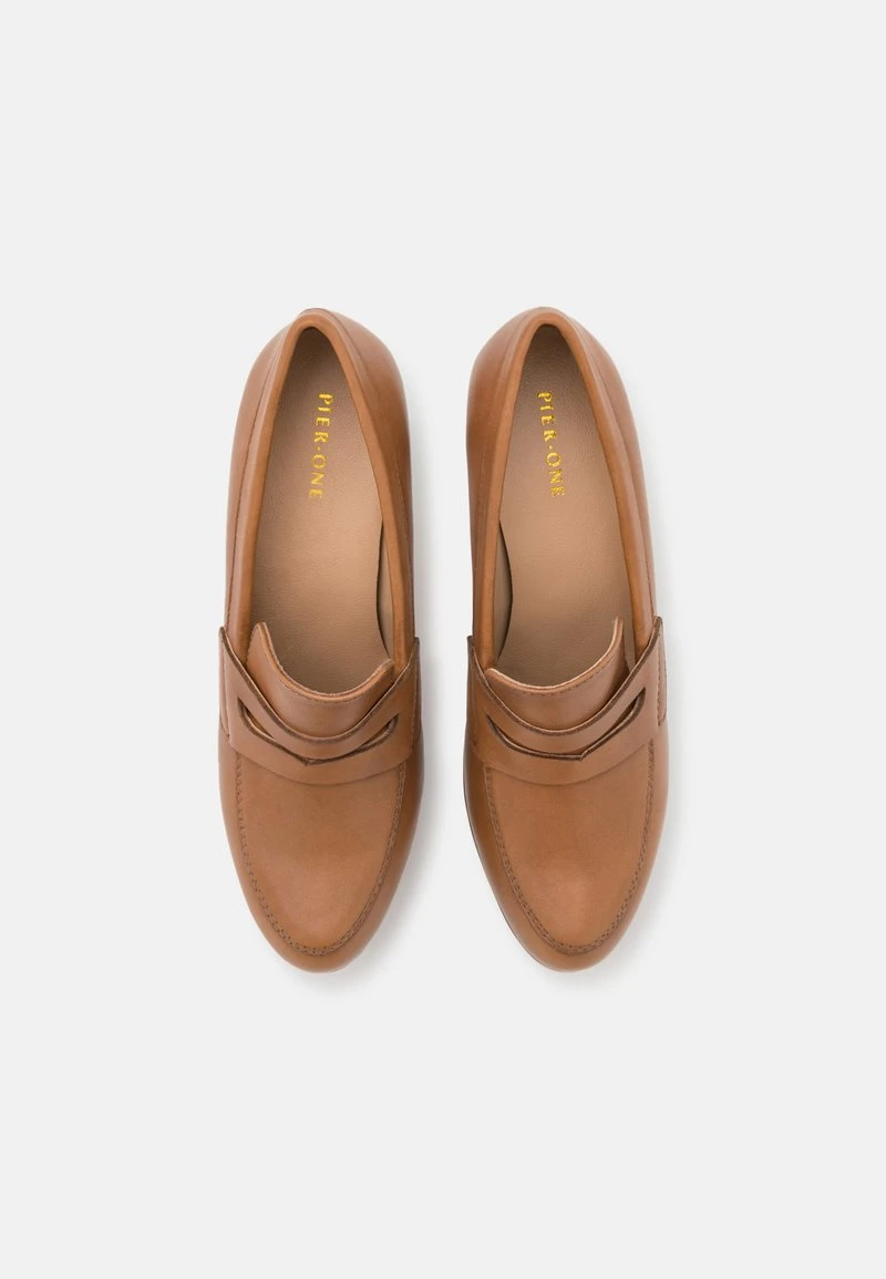 LEATHER - Pumps - cognac Pier One LEATHER - Pumps - Cognac -Bekleidungsgeschäft fcd2bc864a5344e7bcbe7e3ab8a6374e